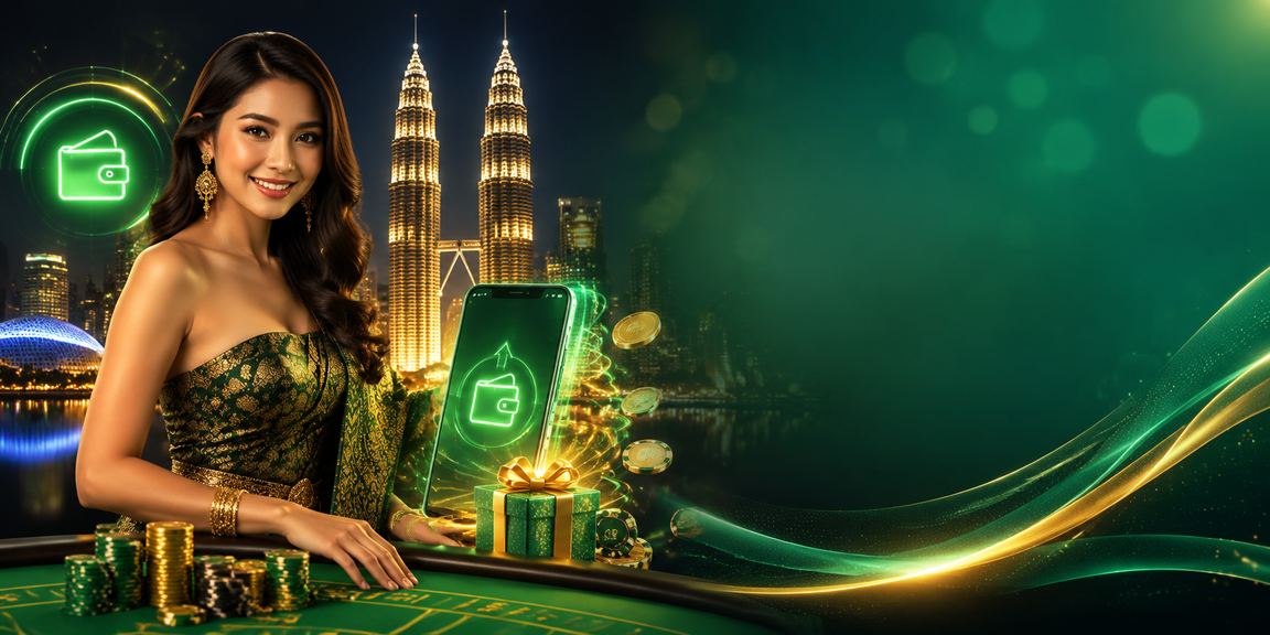 Transaksi deposit dalam talian suasana bandar Kuala Lumpur